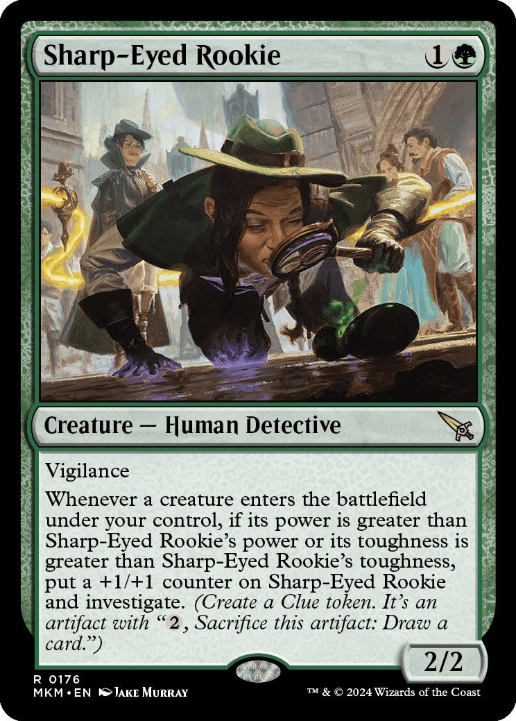Image for Sharp-Eyed Rookie (176) (MKM) - Magic: The Gathering