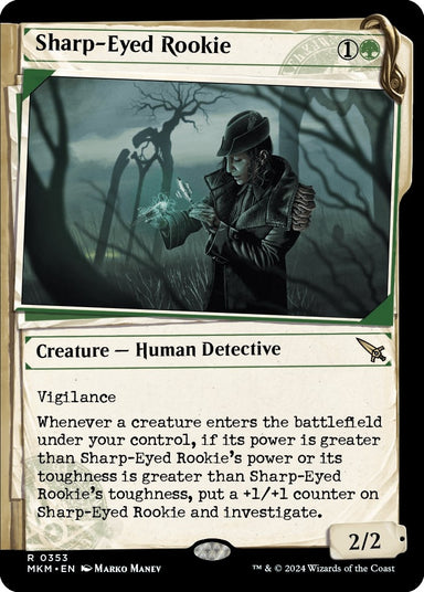 Image for Sharp-Eyed Rookie (Showcase) (353) (MKM) - Magic: The Gathering