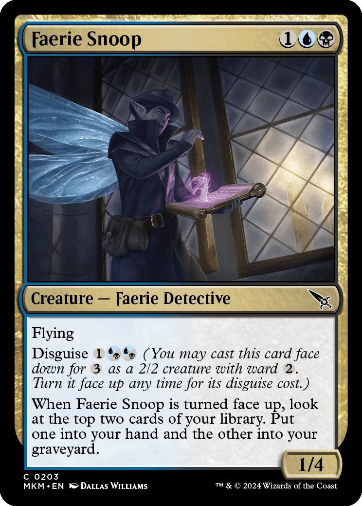 Image for Faerie Snoop (203) (MKM) - Magic: The Gathering