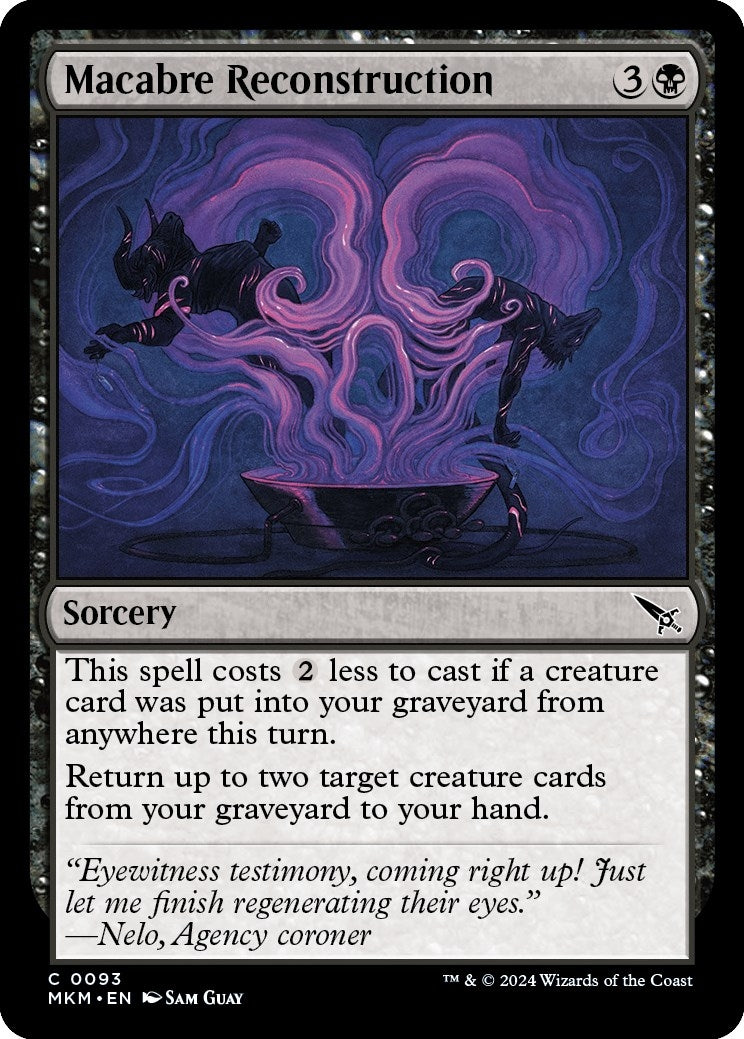Image for Macabre Reconstruction (93) (MKM) - Magic: The Gathering