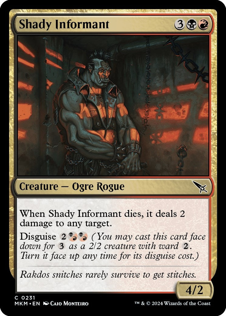 Image for Shady Informant (231) (MKM) - Magic: The Gathering