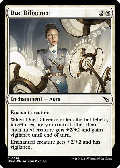 Image for Due Diligence (14) (MKM) - Magic: The Gathering