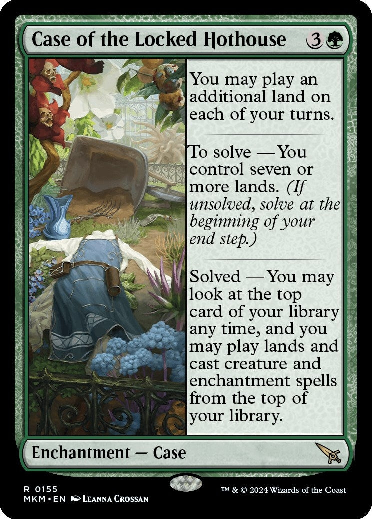Image for Case of the Locked Hothouse (155) (MKM) - Magic: The Gathering
