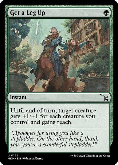 Image for Get a Leg Up (161) (MKM) - Magic: The Gathering
