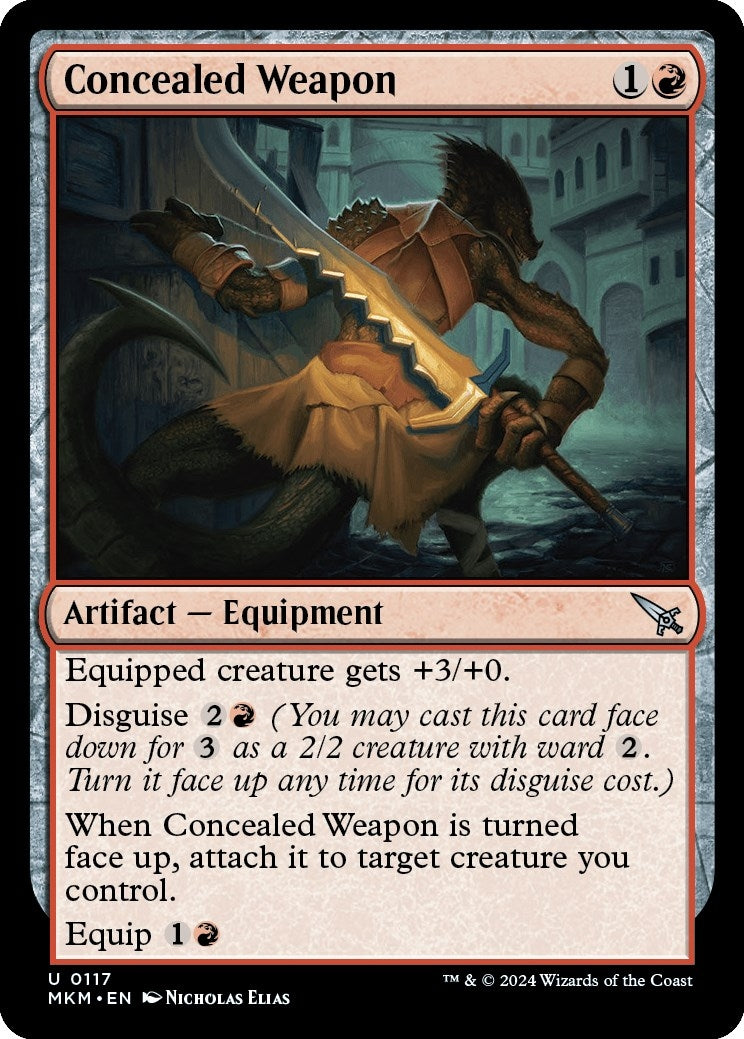 Image for Concealed Weapon (117) (MKM) - Magic: The Gathering
