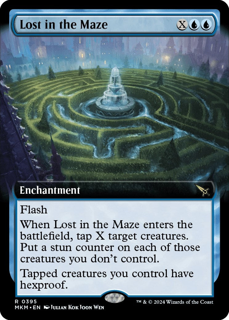 Image for Lost in the Maze (Extended Art) (395) (MKM) - Magic: The Gathering