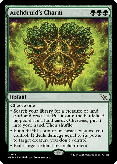 Image for Archdruid's Charm (151) (MKM) - Magic: The Gathering