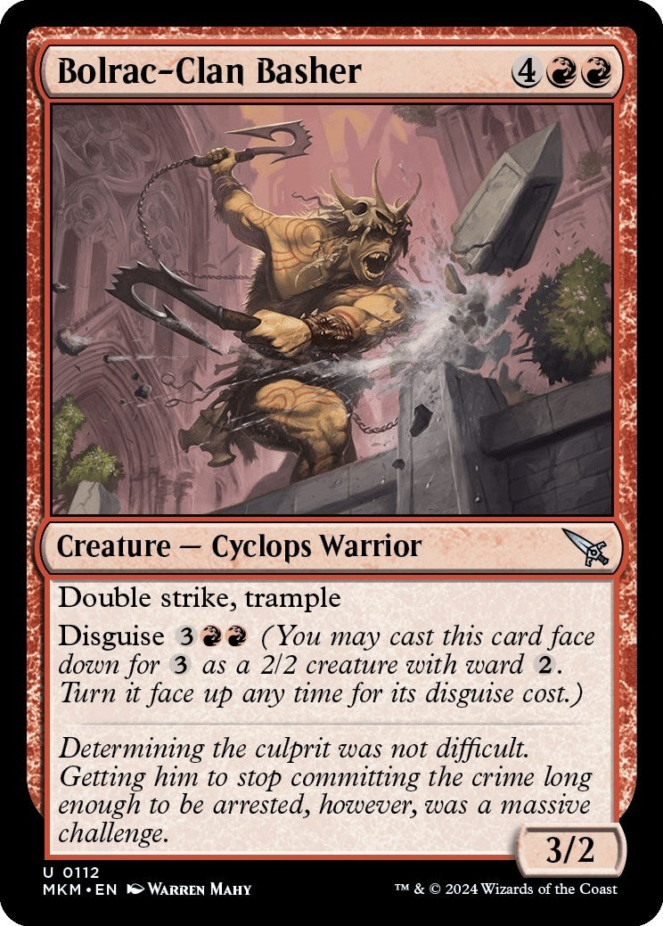 Image for Bolrac-Clan Basher (112) (MKM) - Magic: The Gathering