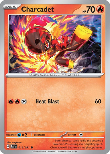 Image for Charcadet (014/091) (SV: Paldean Fates) - Pokemon