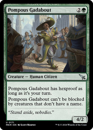 Image for Pompous Gadabout (171) (MKM) - Magic: The Gathering