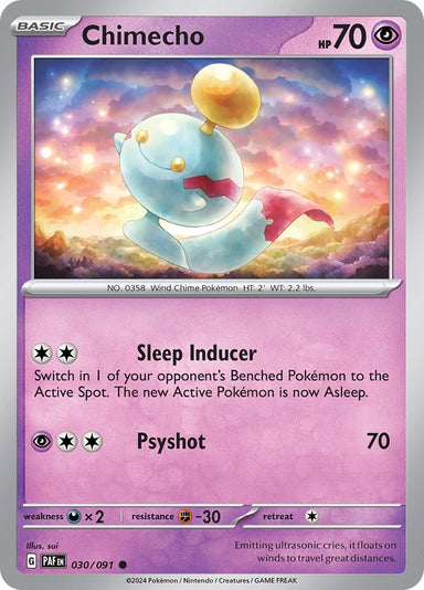 Image for Chimecho (030/091) (SV: Paldean Fates) - Pokemon