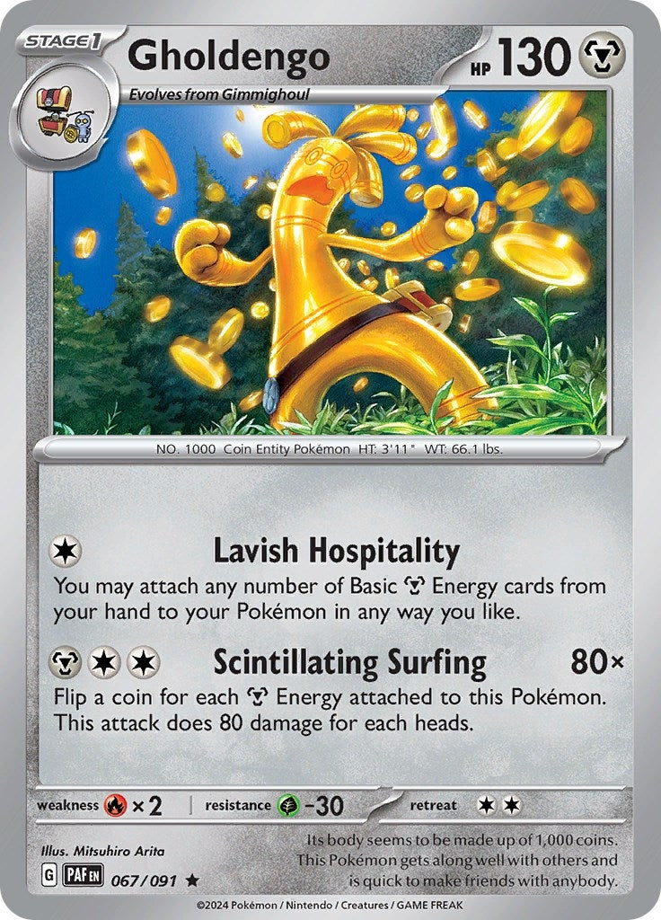 Image for Gholdengo (067/091) (SV: Paldean Fates) - Pokemon