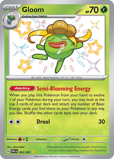 Image for Gloom (093/091) (SV: Paldean Fates) - Pokemon