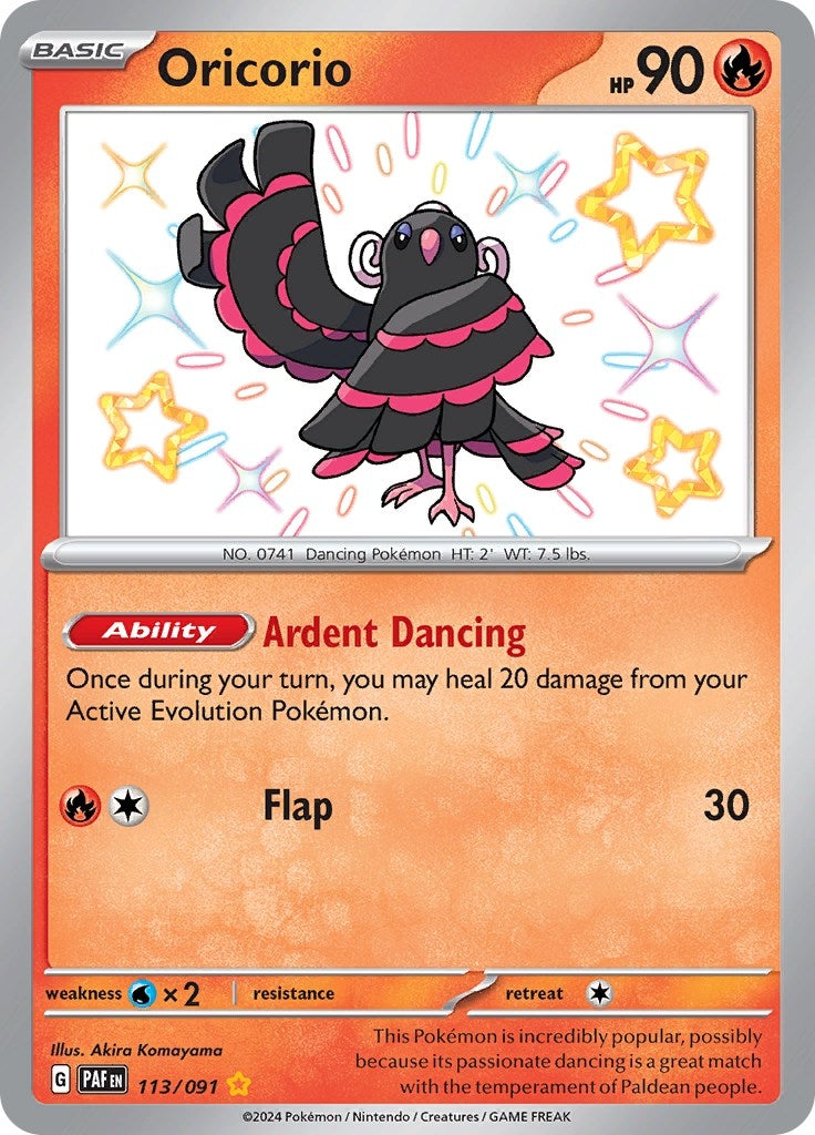 Image for Oricorio (113/091) (PAF) - Pokemon