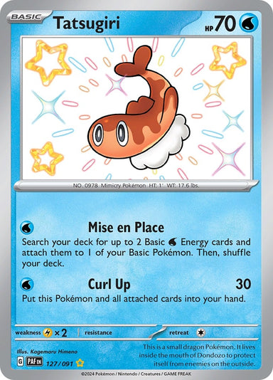 Image for Tatsugiri (127/091) (SV: Paldean Fates) - Pokemon