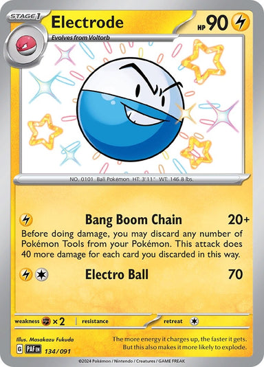Image for Electrode (134/091) (PAF) - Pokemon