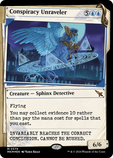 Image for Conspiracy Unraveler (Showcase) (Invisible Ink) (379) (MKM) - Magic: The Gathering