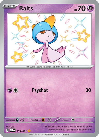 Image for Ralts (153/091) (PAF) - Pokemon