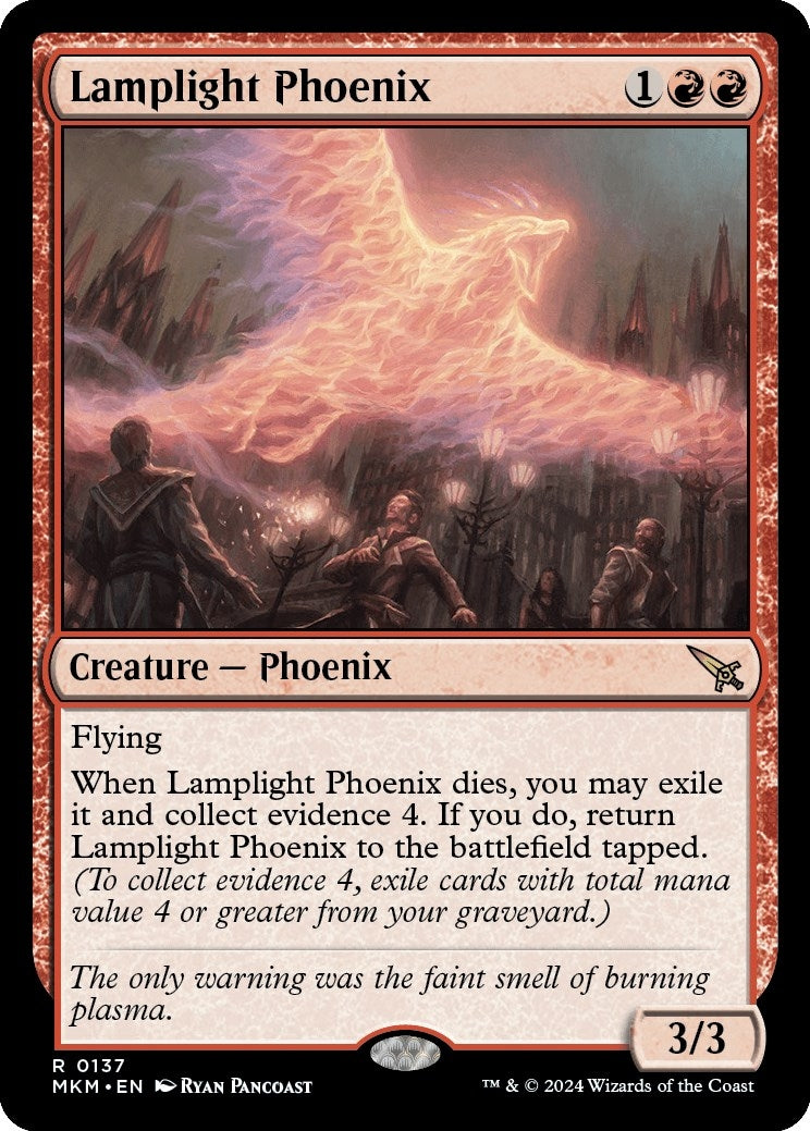 Image for Lamplight Phoenix (137) (MKM) - Magic: The Gathering