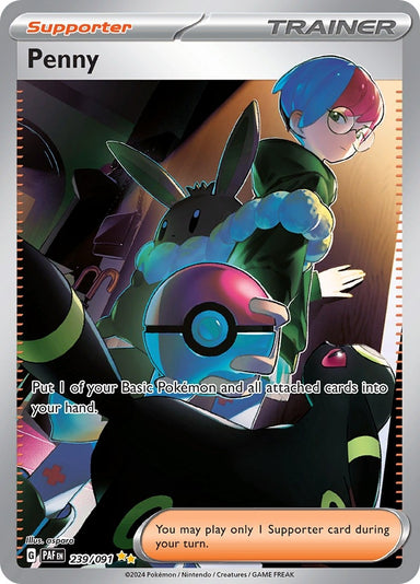 Image for Penny (239/091) (PAF) - Pokemon