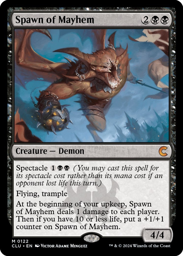 Image for Spawn of Mayhem (122) (Ravnica: Clue Edition) (CLU) - Magic: The Gathering