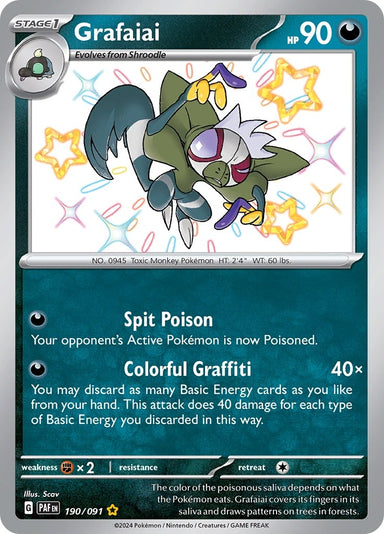 Image for Grafaiai (190/091) (PAF) - Pokemon
