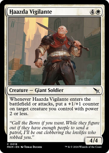 Image for Haazda Vigilante (18) (MKM) - Magic: The Gathering