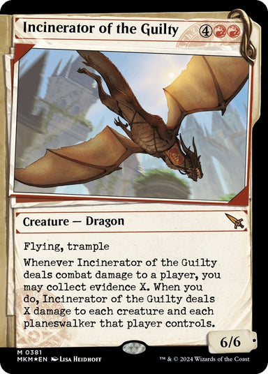 Image for Incinerator of the Guilty (Showcase) (Invisible Ink) (381) (MKM) - Magic: The Gathering
