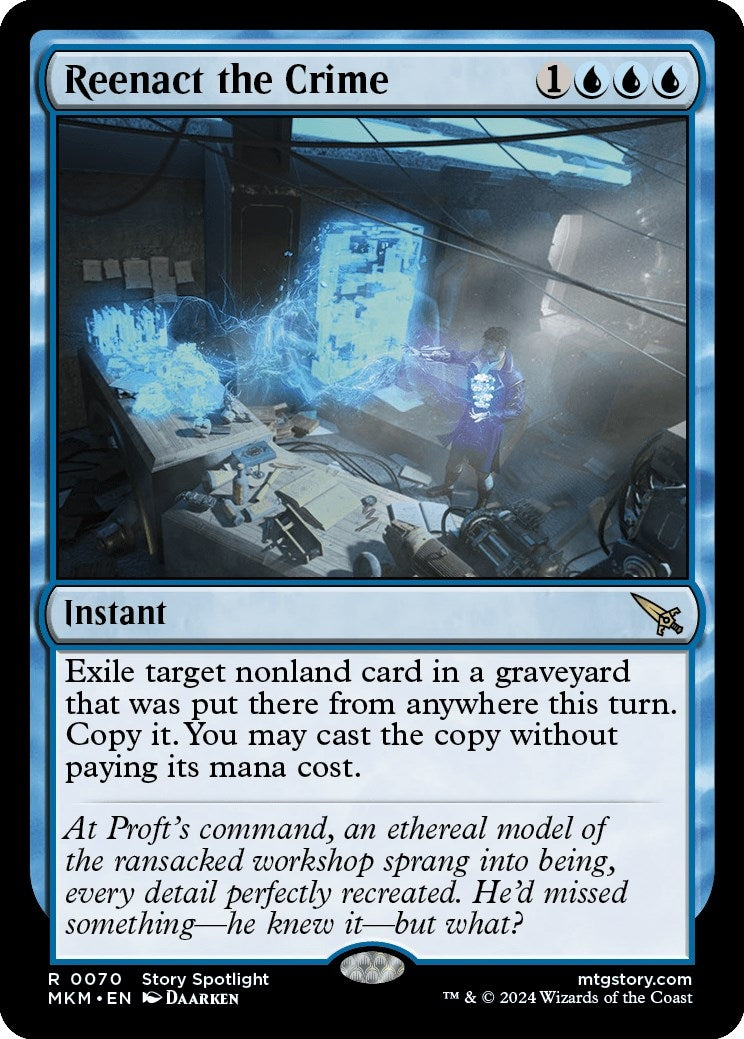 Image for Reenact the Crime (70) (MKM) - Magic: The Gathering