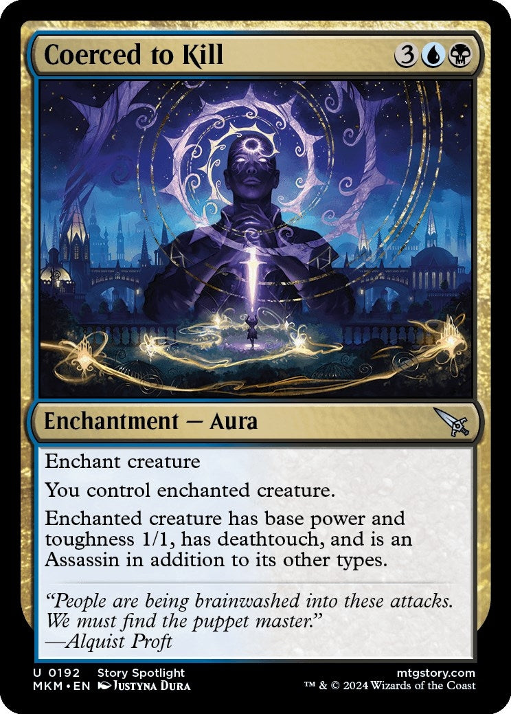 Image for Coerced to Kill (192) (MKM) - Magic: The Gathering