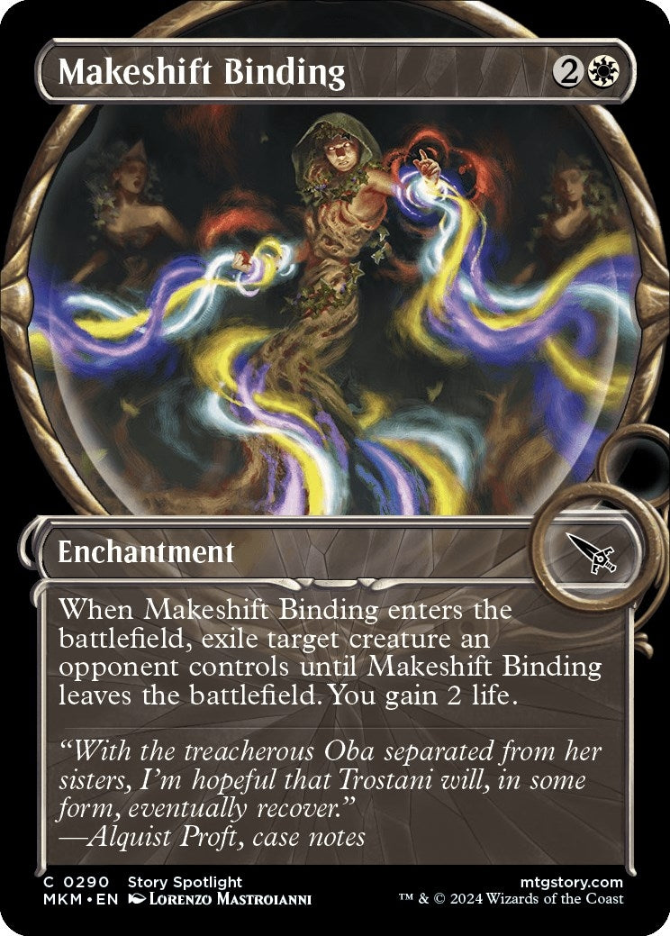 Image for Makeshift Binding (Showcase) (290) (MKM) - Magic: The Gathering
