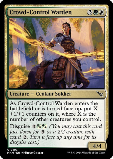 Image for Crowd-Control Warden (193) (MKM) - Magic: The Gathering