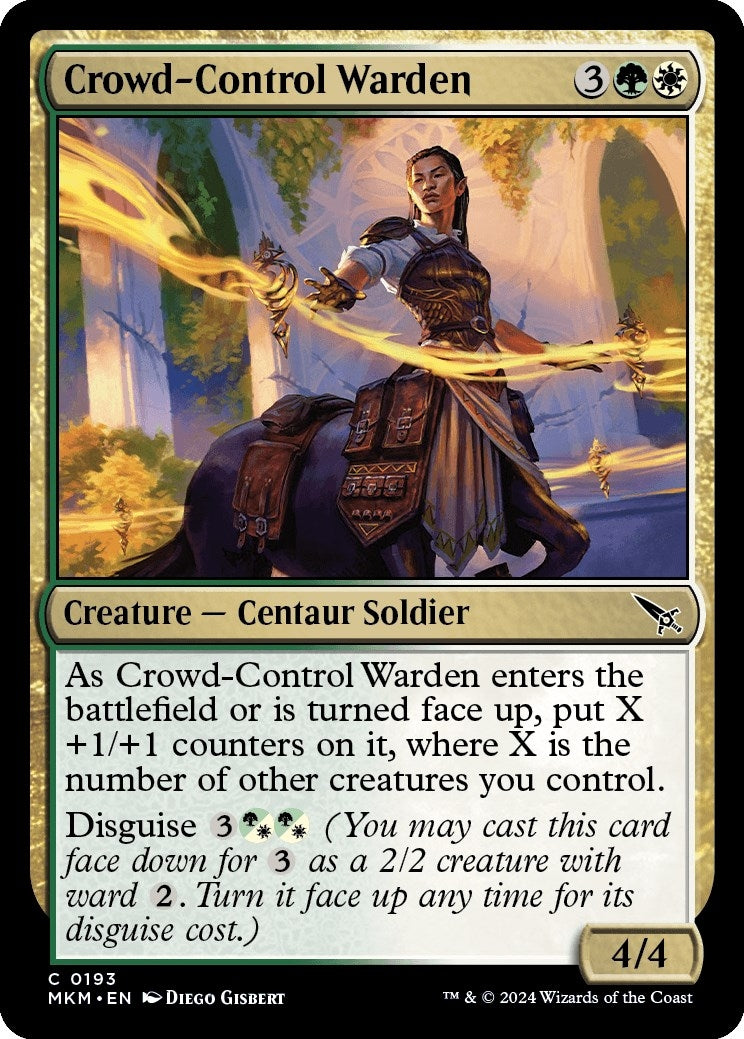 Image for Crowd-Control Warden (193) (MKM) - Magic: The Gathering