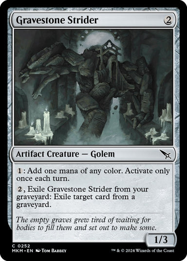 Image for Gravestone Strider (252) (MKM) - Magic: The Gathering