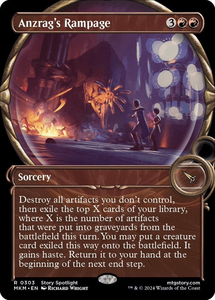 Image for Anzrag's Rampage (Showcase) (303) (MKM) - Magic: The Gathering