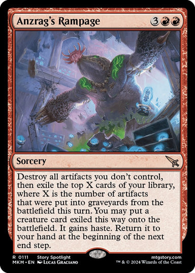 Image for Anzrag's Rampage (111) (MKM) - Magic: The Gathering