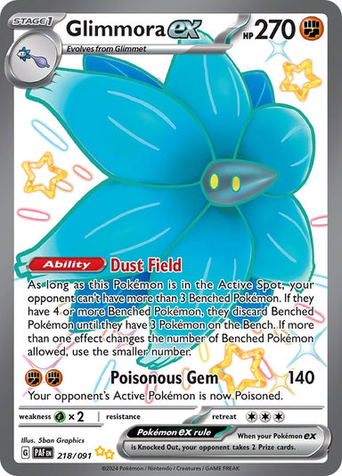 Image for Glimmora ex (218/091) (PAF) - Pokemon