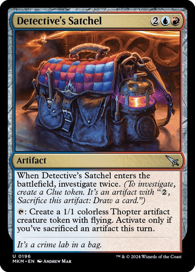 Image for Detective's Satchel (196) (MKM) - Magic: The Gathering