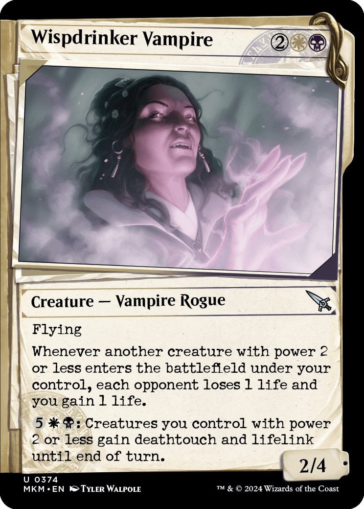 Image for Wispdrinker Vampire (Showcase) (374) (MKM) - Magic: The Gathering