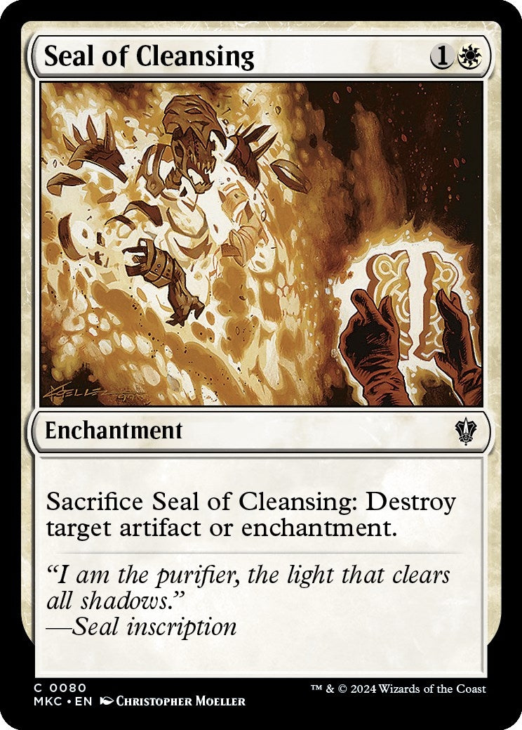 Image for Seal of Cleansing (80) (MKC) - Magic: The Gathering