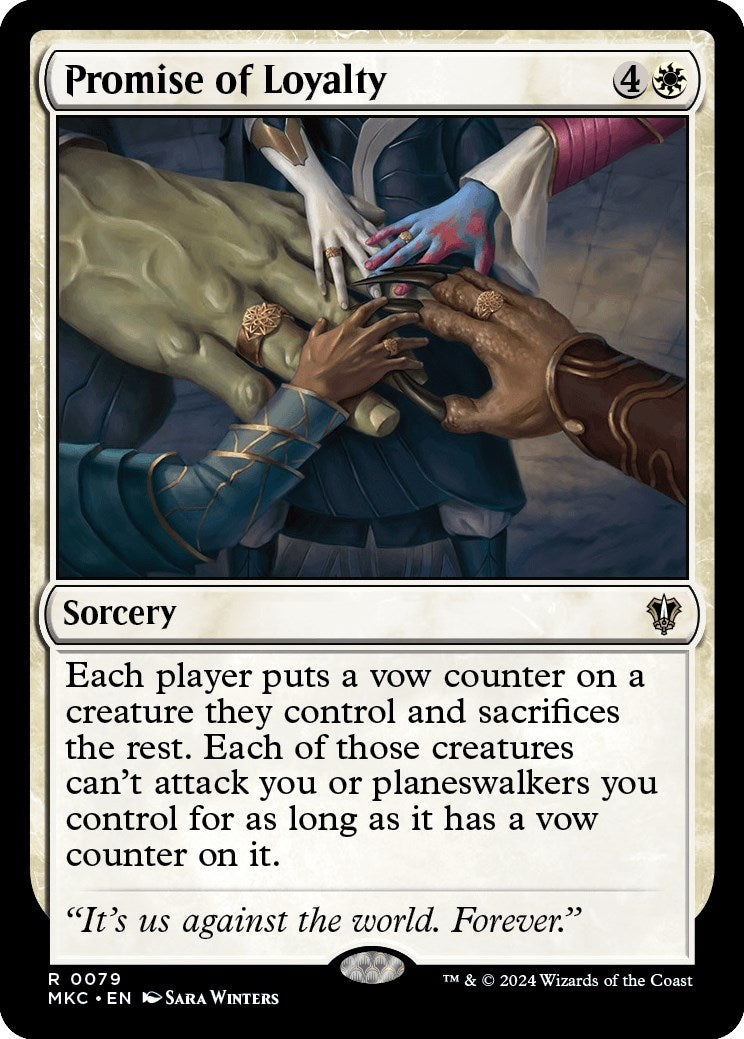 Image for Promise of Loyalty (79) (MKC) - Magic: The Gathering