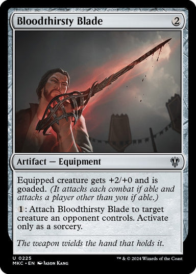 Image for Bloodthirsty Blade (225) (MKC) - Magic: The Gathering