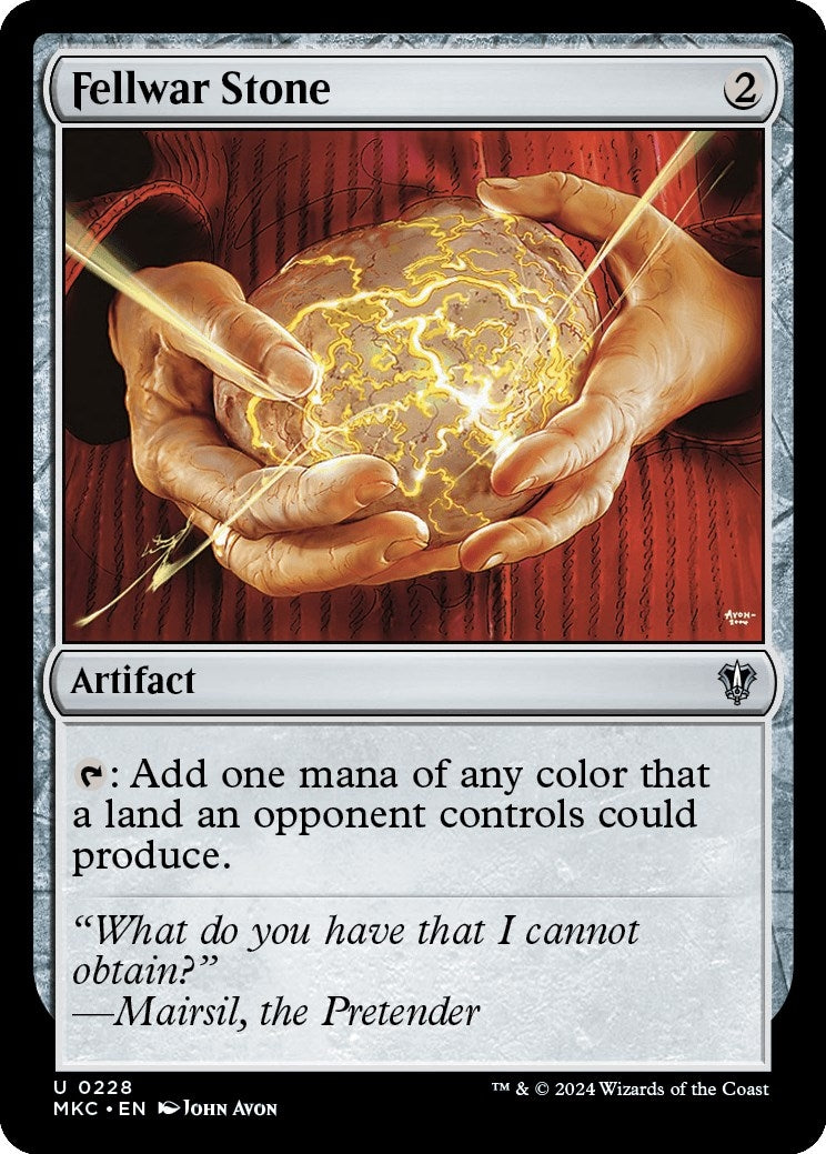 Image for Fellwar Stone (228) (MKC) - Magic: The Gathering