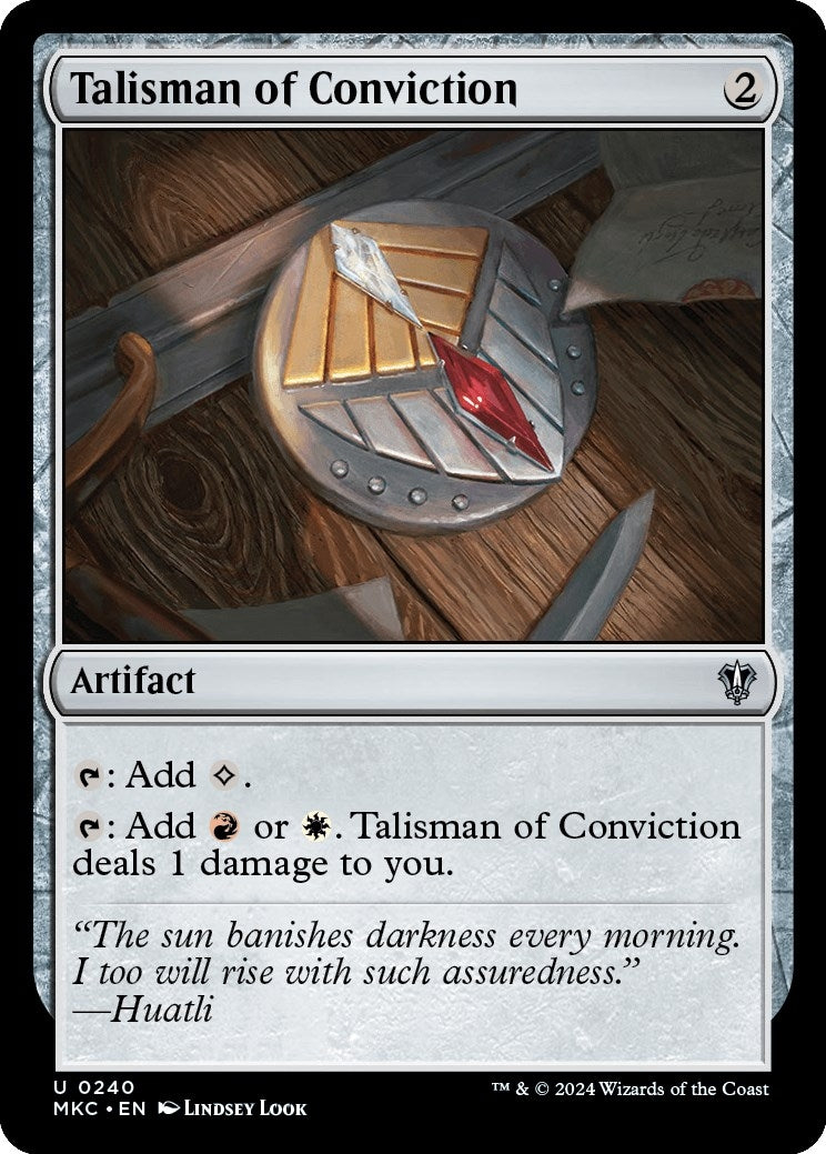 Image for Talisman of Conviction (240) (MKC) - Magic: The Gathering