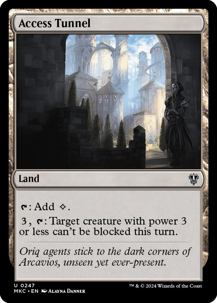 Image for Access Tunnel (247) (MKC) - Magic: The Gathering