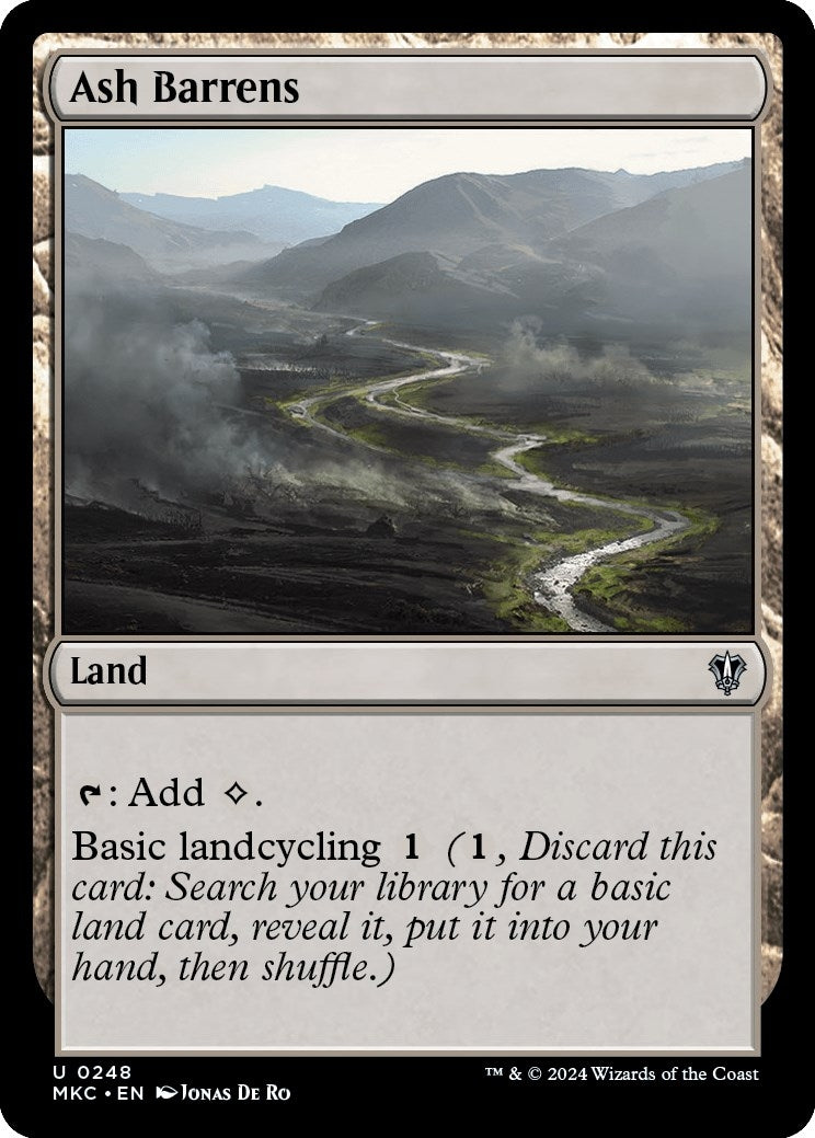 Image for Ash Barrens (248) (MKC) - Magic: The Gathering