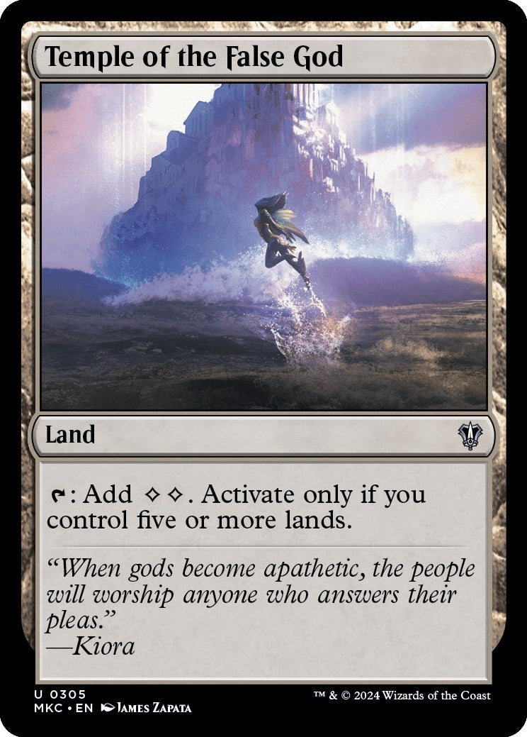 Image for Temple of the False God (305) (MKC) - Magic: The Gathering