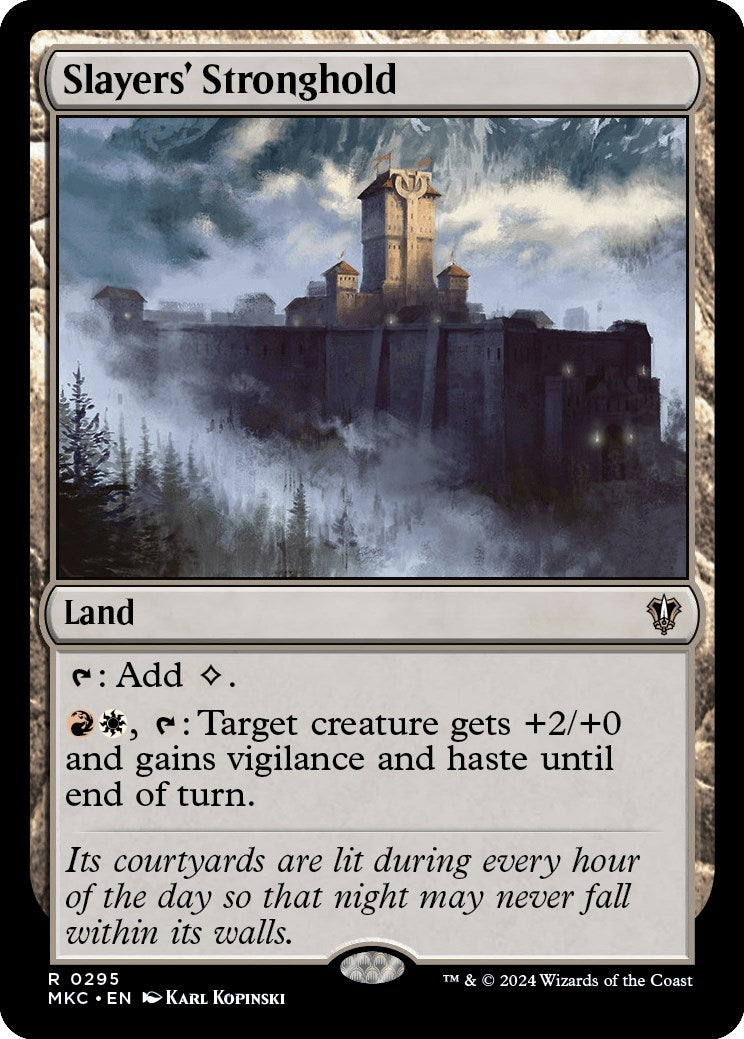 Image for Slayers' Stronghold (295) (MKC) - Magic: The Gathering