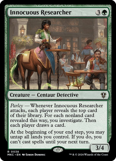 Image for Innocuous Researcher (38) (MKC) - Magic: The Gathering