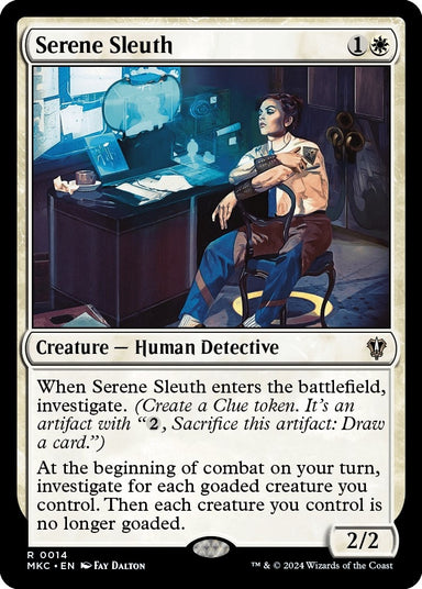 Image for Serene Sleuth (14) (MKC) - Magic: The Gathering